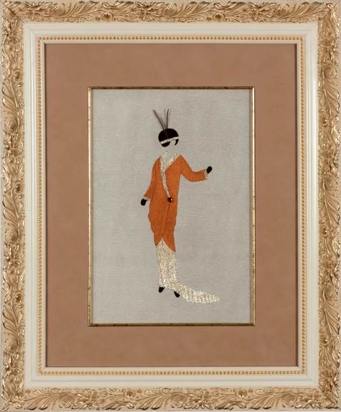 Безниточная аппликация из тканей