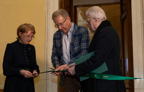 На открытии выставки