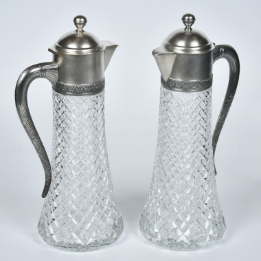 Парные графины для вина Московского ювелирного завода