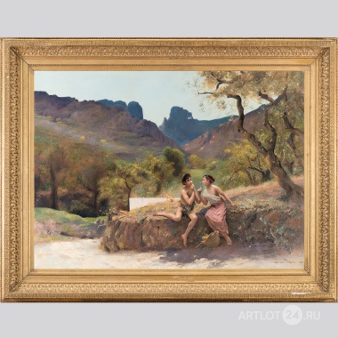Август Александр Хирш (Гирш) «Римская идиллия»