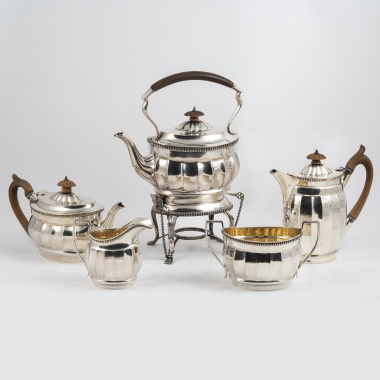 Чайно-кофейный сервиз из 5 предметов фирмы «C.S. Harris & Sons»