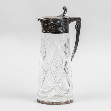 Хрустальный графин в стиле модерн фабрики братьев Грачевых