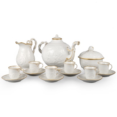 Кофейный сервиз в стиле Каподимонте