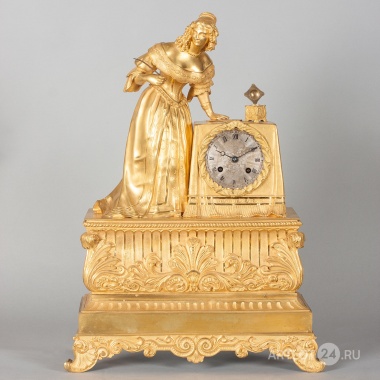 Каминные часы "Девушка, пишущая письмо"