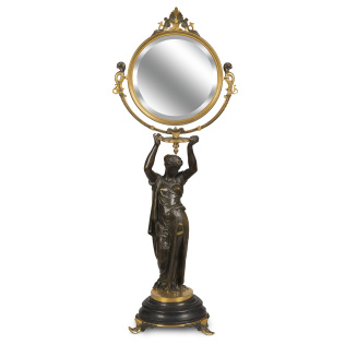 Настольное зеркало с фигурой Одалиски