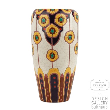 Ваза эпохи ар-деко в технике перегородчатой эмали