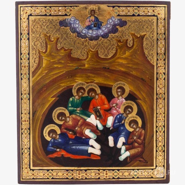 Икона "Семь отроков, во Эфесе спящих"