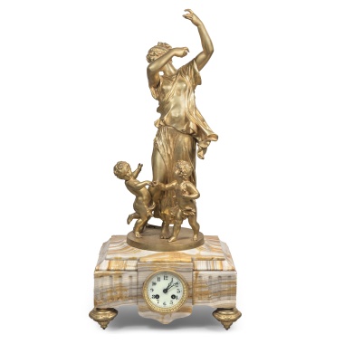 Каминные часы «Терпсихора с танцующими путти»