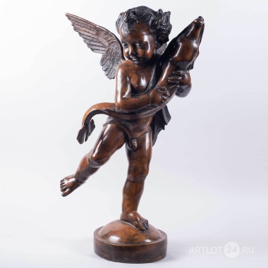 Скульптура «Путти с дельфином»