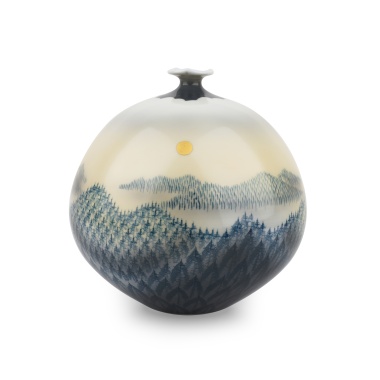 Ваза «Луна в дымке» Фудзии Сюмея