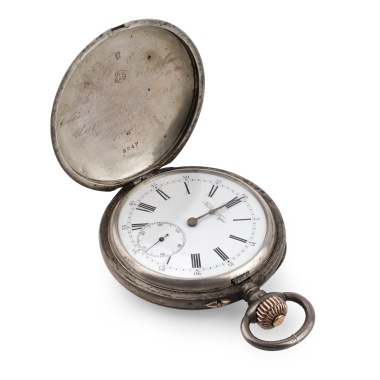 Часы карманные призовые закрытого типа «За отличную стрельбу»