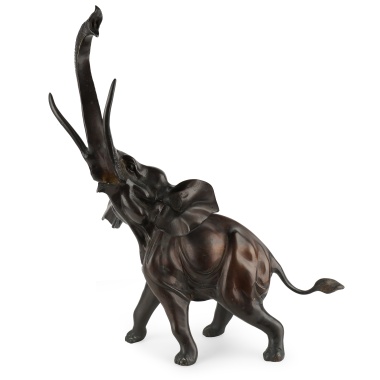 Бронзовая скульптура «Слон»