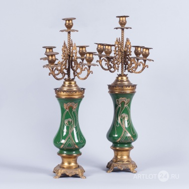 Парные канделябры в стиле модерн