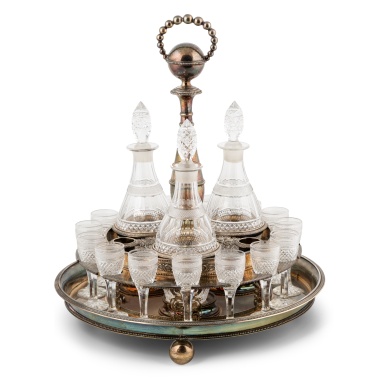 Настольный мини-бар "Кабаре" в стиле Людовика XVI