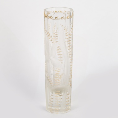 Ваза «Цветок с золотыми листьями»