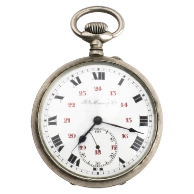 Часы карманные открытого типа «На память в день 7 годовщины РККА»