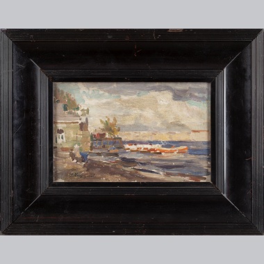 Картина «У причала»