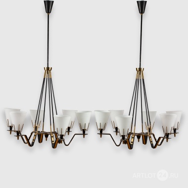 Конструктивистские парные люстры