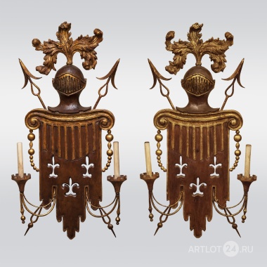 Парные бра «Рыцарские доспехи»