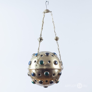 Фонарь с разноцветными вставками