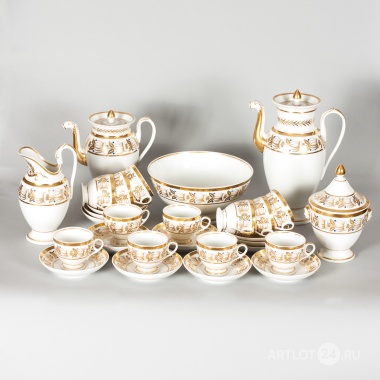 Чайно-кофейный сервиз на 12 персон