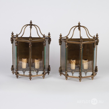 Парные светильники в стиле ар-деко