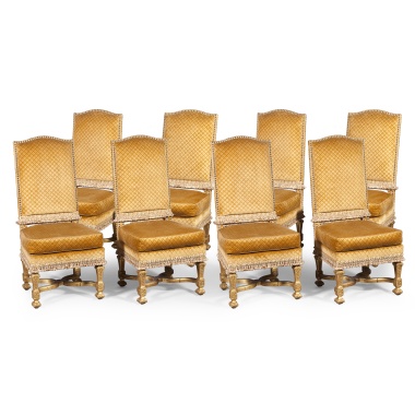 Комплект из восьми стульев в стиле необарокко