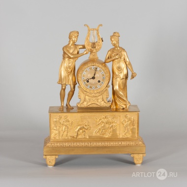 Каминные часы "Орфей и Эвридика"