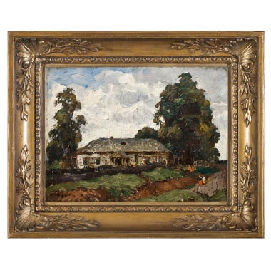 Горбатов Константин Иванович «Вид на усадьбу»
