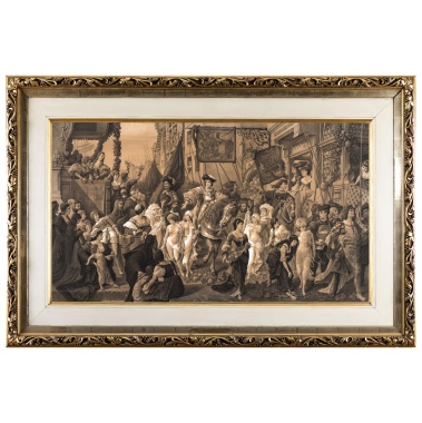 Карл Эберт «Торжественный въезд Карла V в Антверпен»