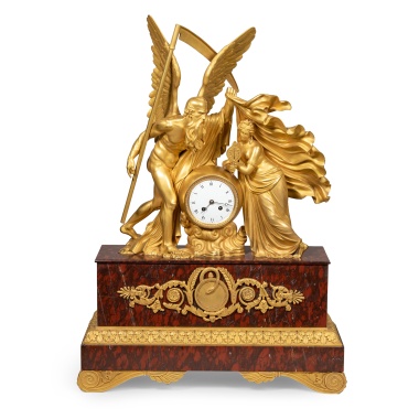 Каминные часы «Хронос и вакханка»