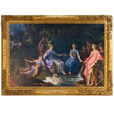 «Музы показывают Минерве священный источник вдохновения Гиппокрену»