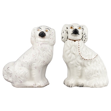 Парные каминные статуэтки «Кинг-Чарльз спаниели»