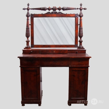 Туалетный стол с зеркалом в стиле ампир