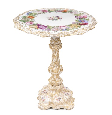 Стол Императорского фарфорового завода, преподнесенный Ея Светлости Принцессе Ольденбургской