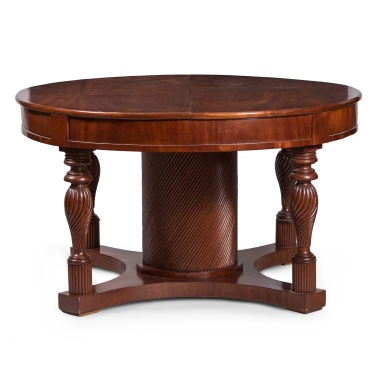 Стол с раздвижной столешницей в стиле ампир