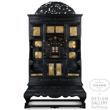 Японский шкаф-кабинет эпохи Мэйдзи