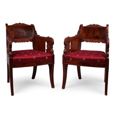 Парные кресла в стиле ампир