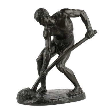 Скульптура «Копатель» по модели Альфреда Буше