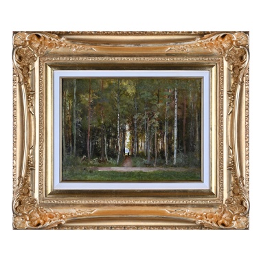Шишкин Иван Иванович этюд "Лесная аллейка"