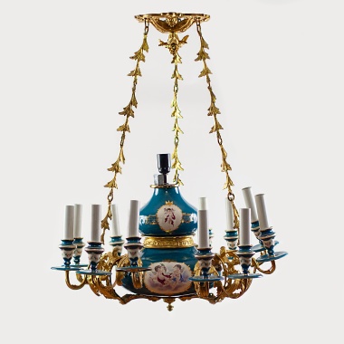 Люстра на 13 световых точек «Путти в облаках»