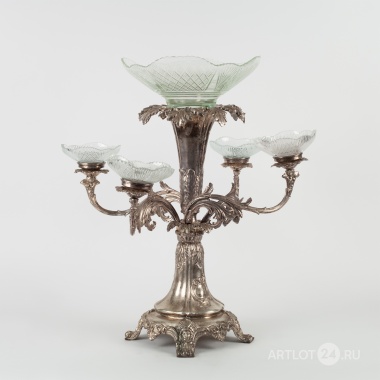 Ваза-фруктовница «эпернэ» в викторианском стиле