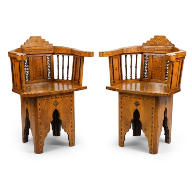 Парные кресла в мавританском стиле