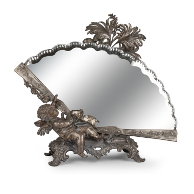 Настольное зеркало «Путти с веером»