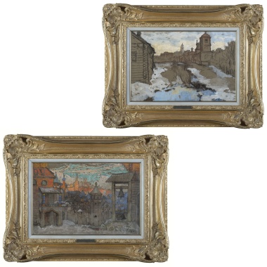 Горбатов Константин Иванович «Улица провинциального города», "Стрелецкая слобода"