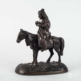 Скульптура «Киргиз на лошади» по модели А.Л. Обера