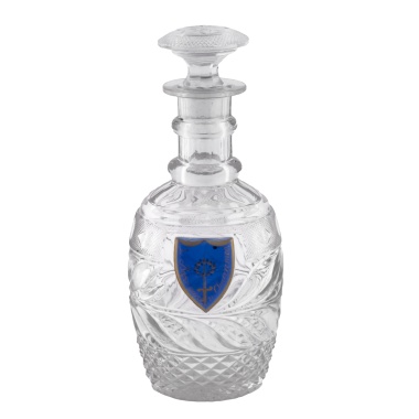 Графин из собственного сервиза дворца "Коттедж". Императорский стеклянный завод