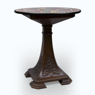 Столик-геридон с мозаичной столешницей «pietra dura»