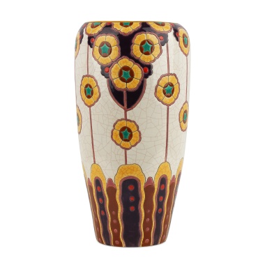 Ваза эпохи ар-деко в технике перегородчатой эмали