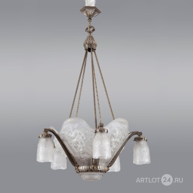 Люстра «Грозди винограда» в стиле ар-деко